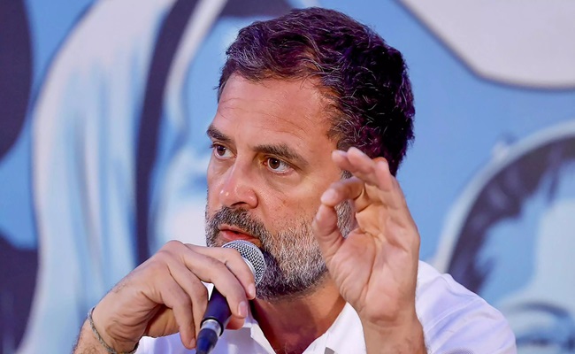 The Fight is Between Two Ideologies: Rahul Gandhi